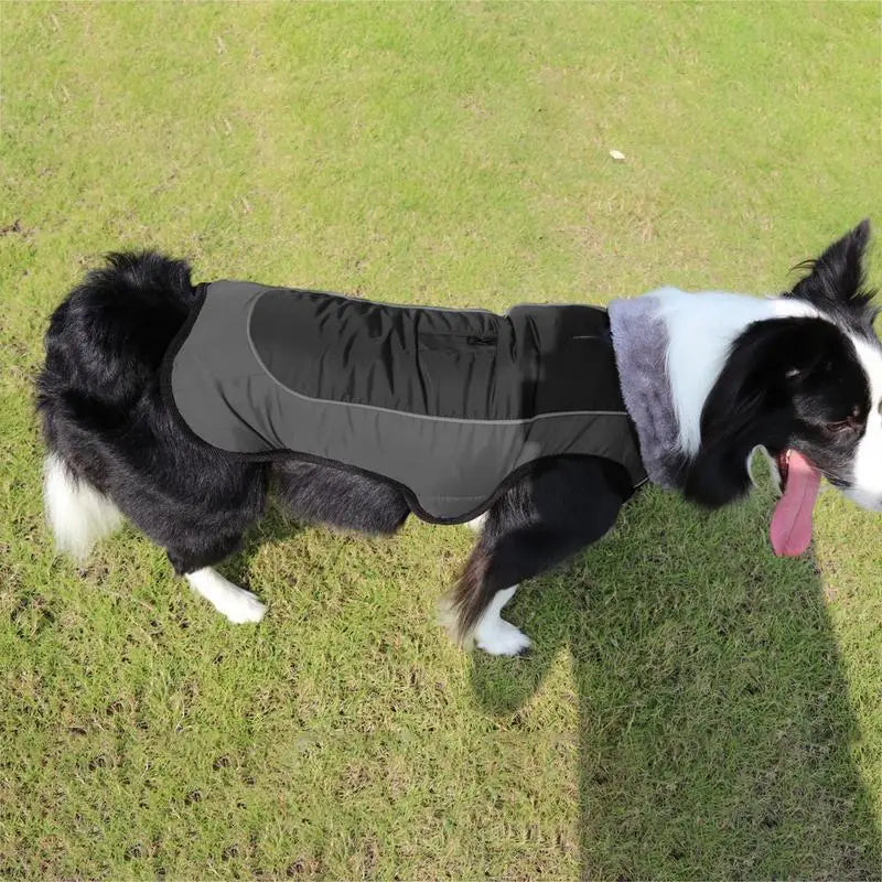 Reflective Warm Dog Jacket for Large Dogs